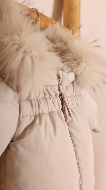 BABY JACKET + FOOTMUFF - GATHERED HIGH WAIST