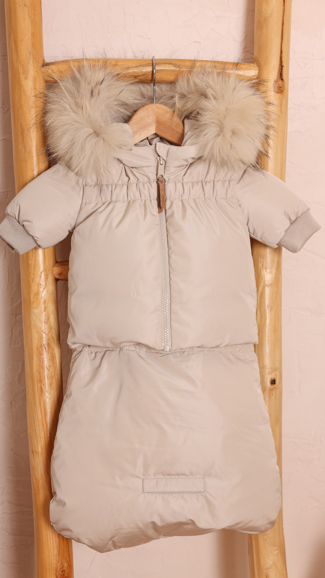 BABY JACKET + FOOTMUFF - GATHERED HIGH WAIST