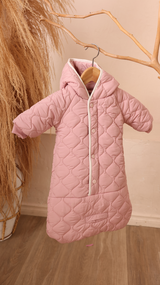 BABY BUNTING - DIAMOND SHAPE QUILTED