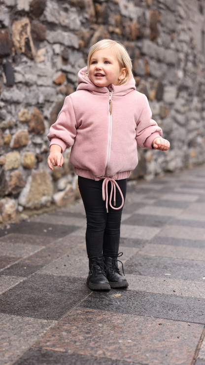 WINTER BOMBER - VELOUR FRONT, NYLON BACK