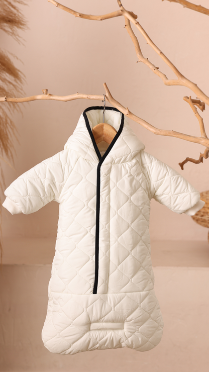 BABY BUNTING - DIAMOND SHAPE QUILTED