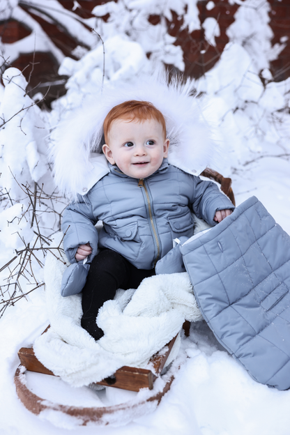 Quilted-contrast-fur-with-real-fur-bunting