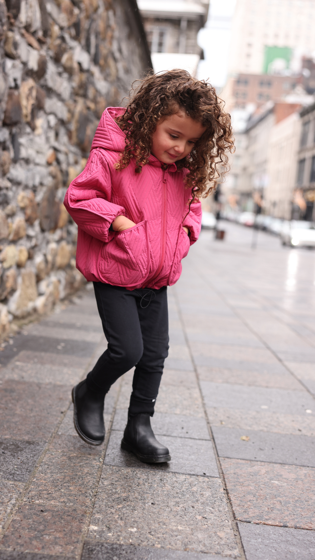 LIGHTWEIGHT JACKET - POCKET QUILTED GATHERED