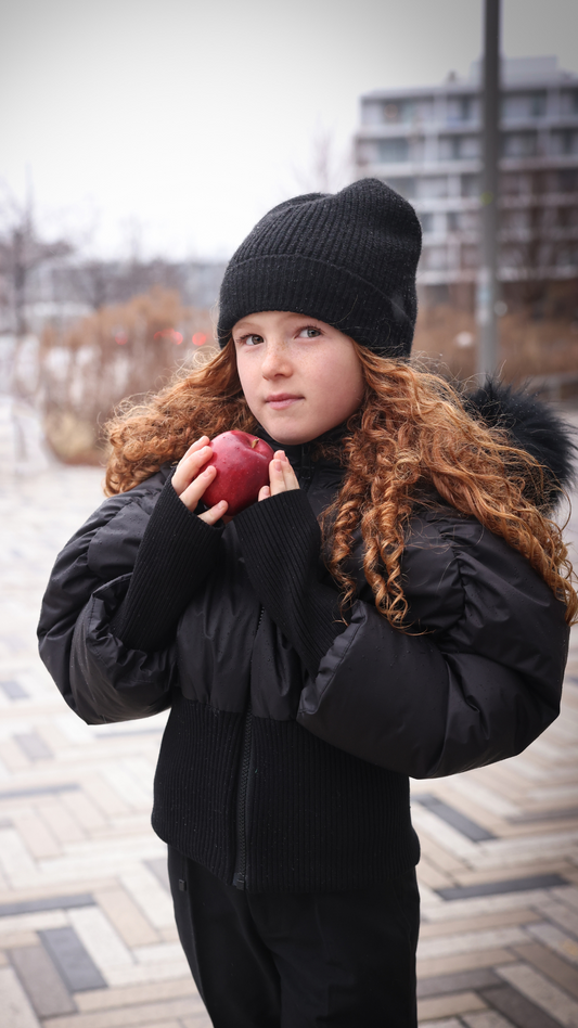 WINTER JACKET - GIRLS GATHERED BALLOON STYLE