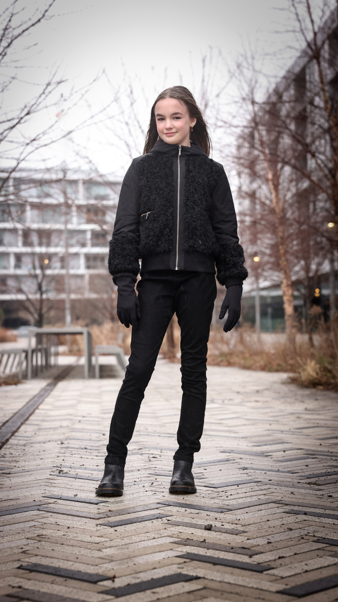 LIGHTWEIGHT JACKET - GIRLS SHERPA