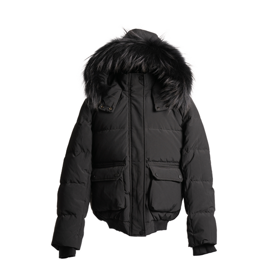 Boys-classic-puffer-coat-down-filling-real-fur