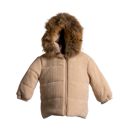 Rib-chenille-with-real-natural-fur-jacket