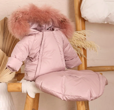BABY JACKET ONLY - ZIPPERED SOLID