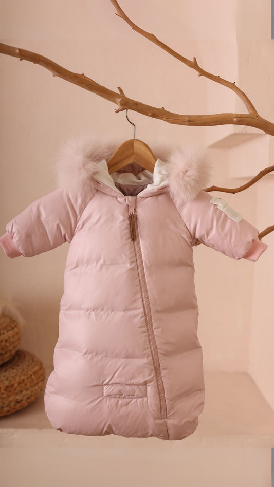 BABY BUNTING - SIDE ZIPPER SLEEVE POCKET