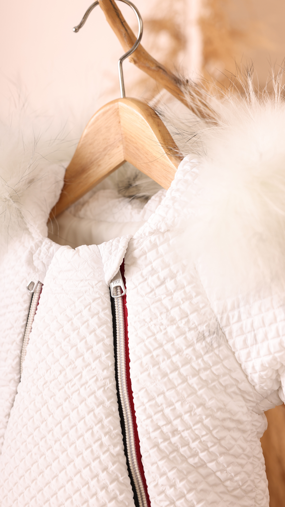 BABY BUNTING - CONTRAST DUO ZIPPER QUILTED