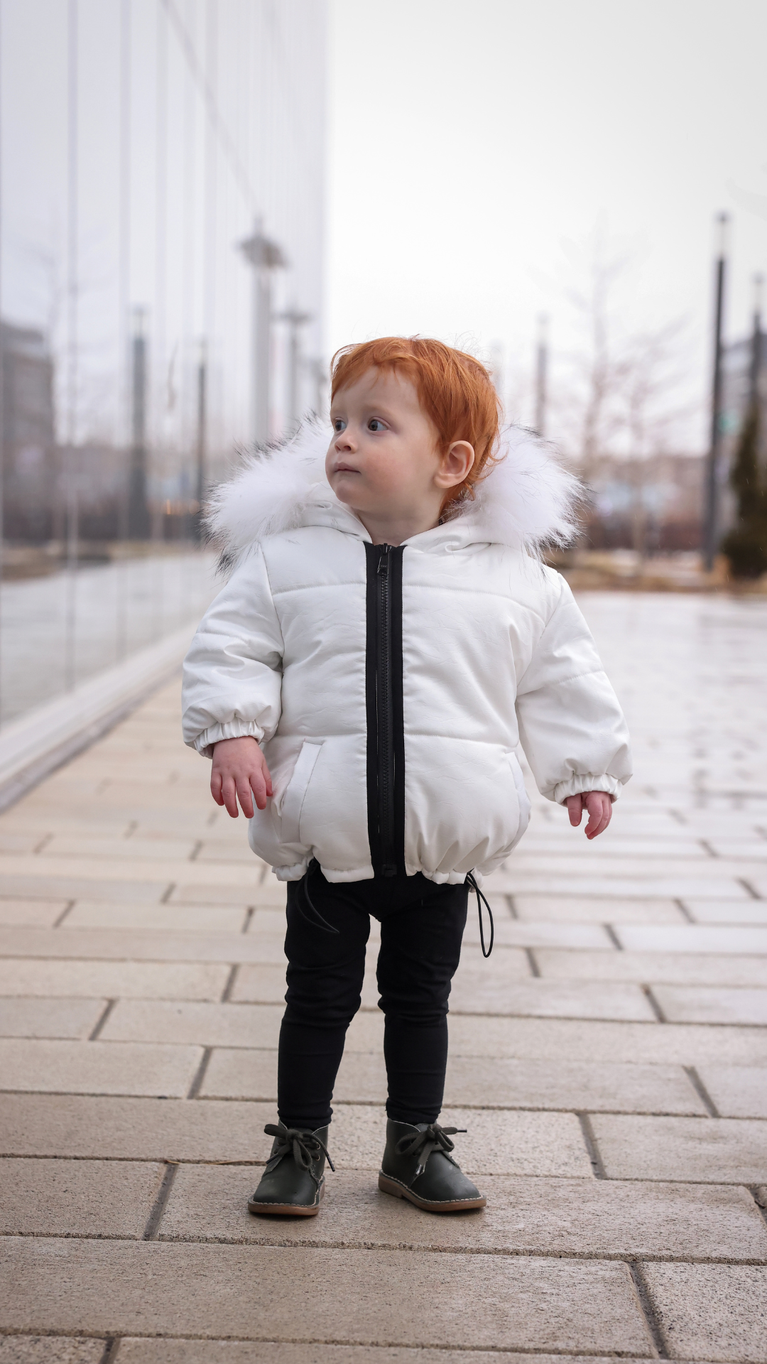 WINTER JACKET - SIDE CONTRAST ZIPPER
